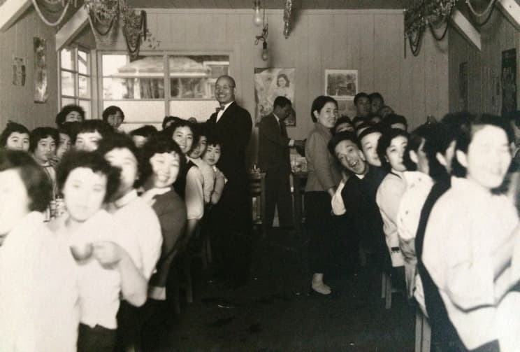 三川工場での親睦会