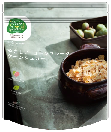 やさしいコーンフレークケーンシュガー